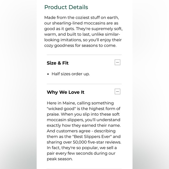 L.L. Bean Wicked Good Shearling Moccasin Slippers in Black Women’s size 10 - Picture 5 of 12